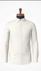 Chemise Blanche Creme Repassage Facile