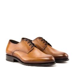 Derby en Cuir Cognac "Zurigo"