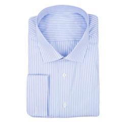 Chemise Rayure Bleuet Repassage Facile